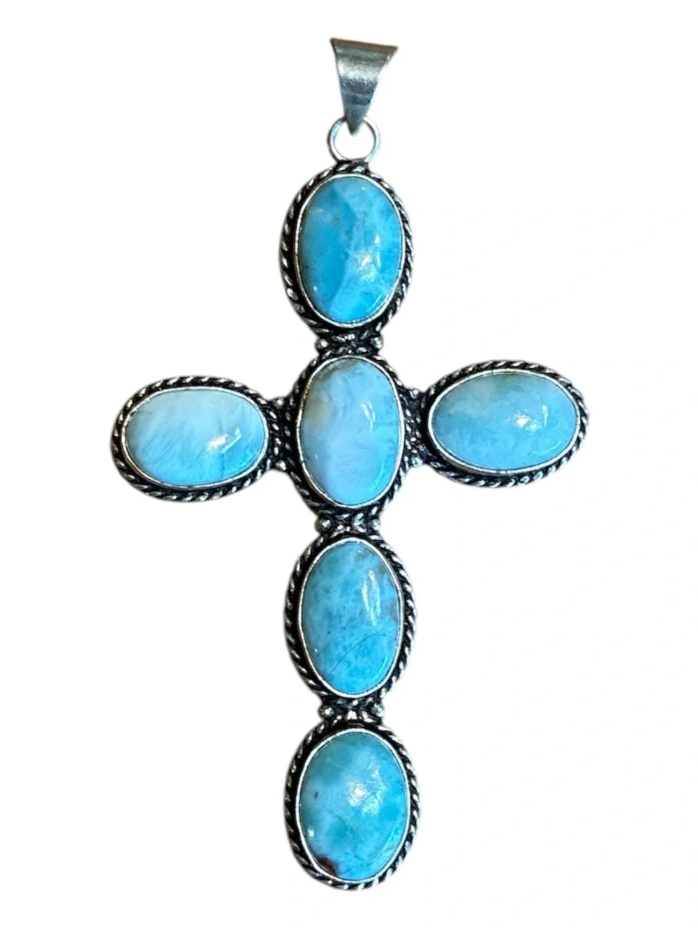 Larimer Stone Cross Necklace Pendant